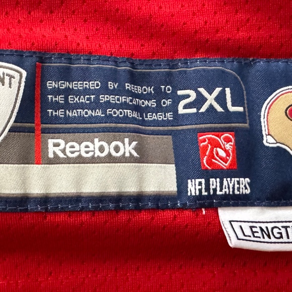 Frank Gore Vintage San Francisco 49ers sewn name and number jersey - Picture 2 of 4